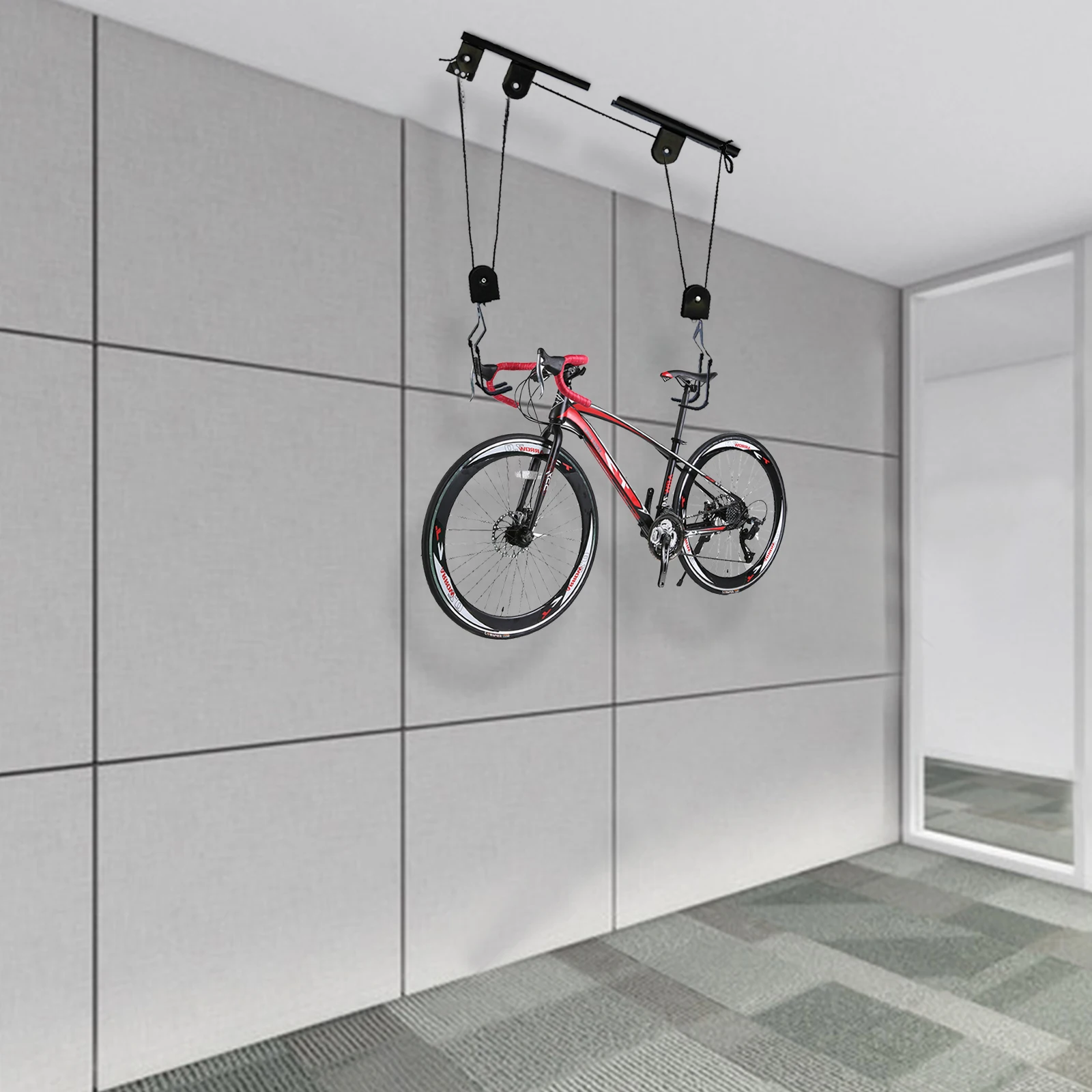 Acier montagne vélo mural vélo plafond crochet pré... - Grandado