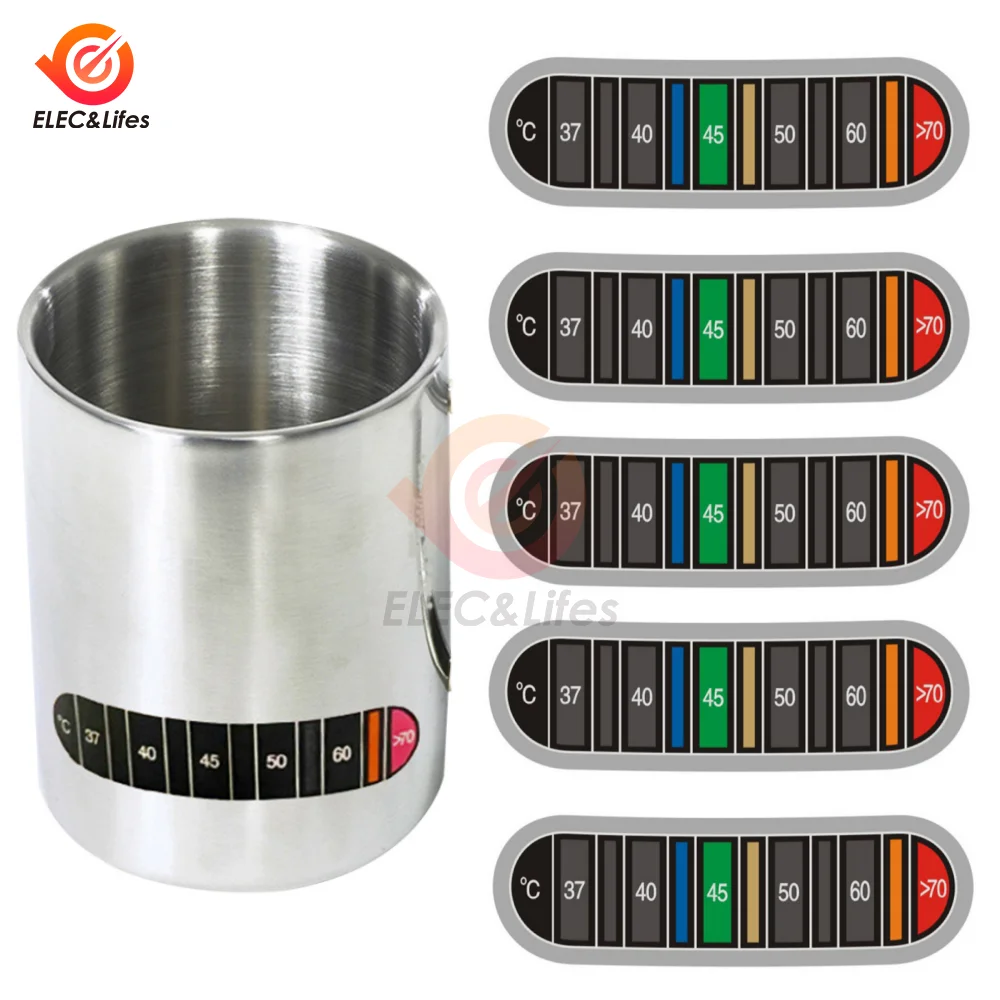 5Pcs-0-70-Cup-Wall-Liquid-Temperature-Tester-Milk-Water-Coffee-Food ...