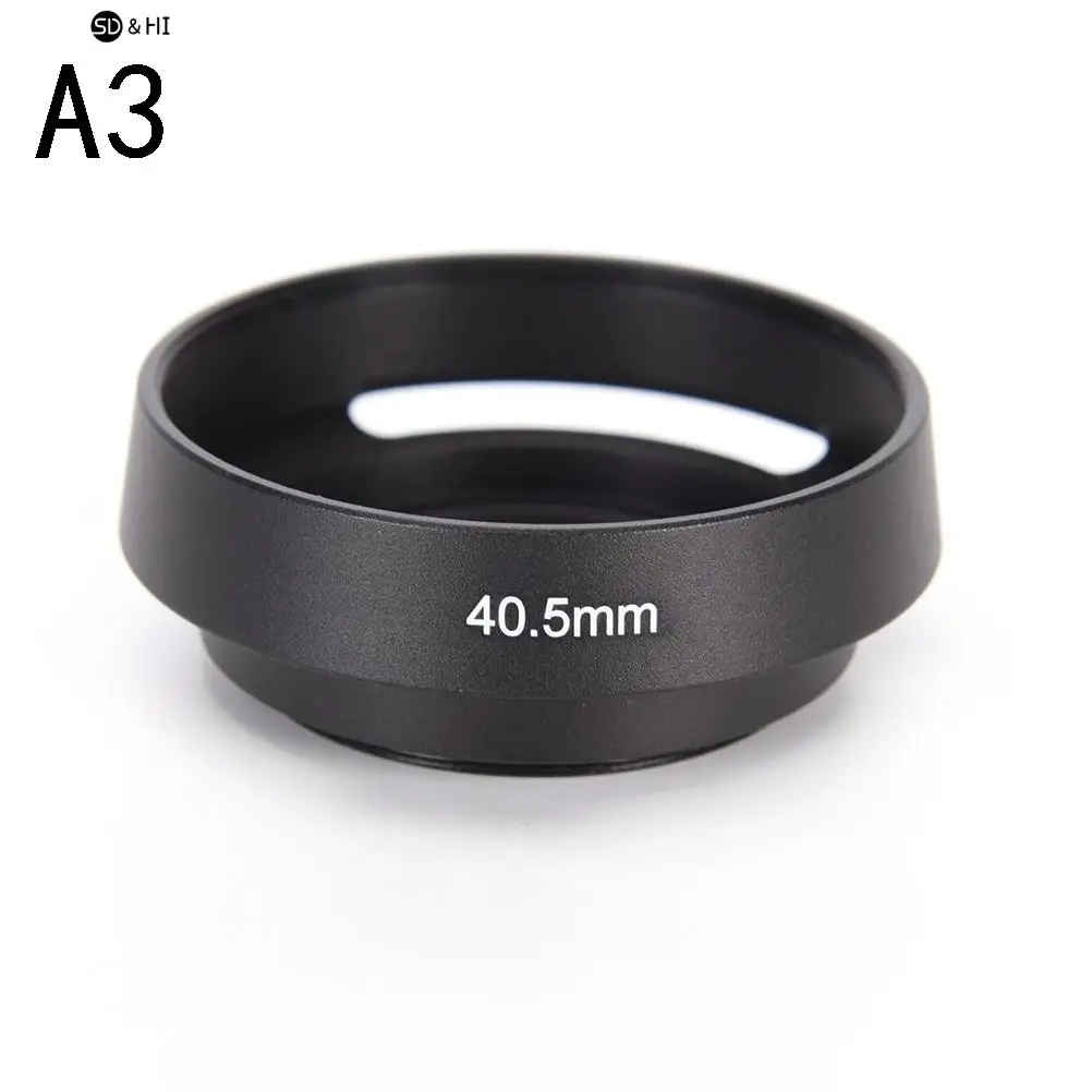 Description Picture 6 of itemBlack Metal Camera Lens Hood For FOR Leica Iconic Brand Nikon Lens 37 39 40.5 43 46 49 52 55 58 62 67 Mm