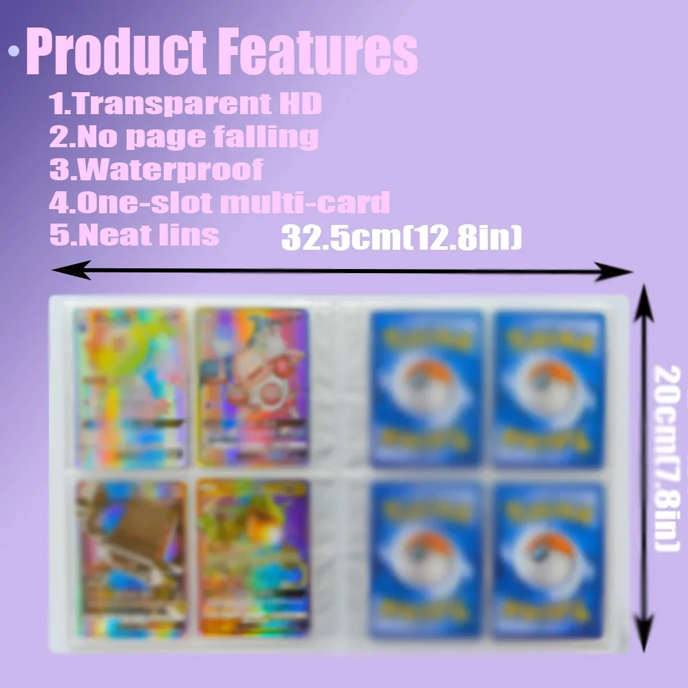 Pokemon Card Protector 240Pcs Charizard Holder Binder