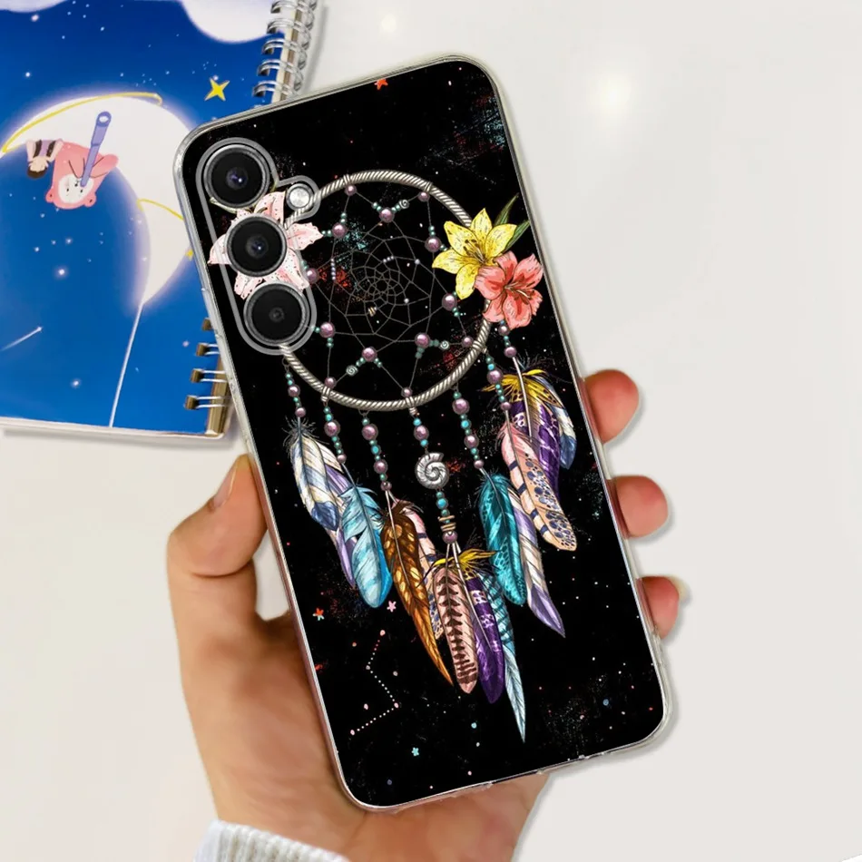 Stylish Cat Painted Silicone TPU Phone Case