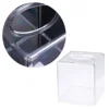Fashion Acrylic Square Tissue Case Transparent Tissue Holder Paper Storage Box Craft Home Supplies 6