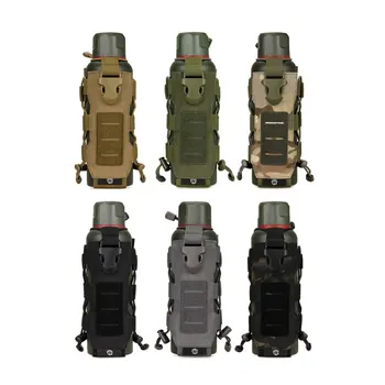 Outdoor Climbing Mountaineering Hiking Camping Travel Tactical MOLLE Nylon Bag Water Bottle Holder camping equipment Pouch Bags 1