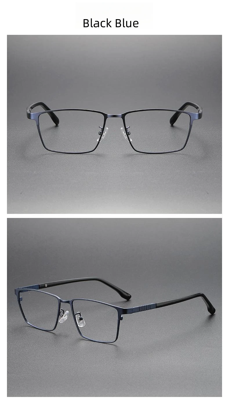 FIRADA Mode Komfort Gläser Retro Luxus Platz Reinem Titan Brillen Optische Brillen Rahmen Für Männer 5007-C – Detail 13