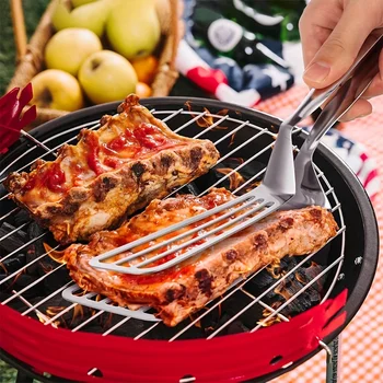 Stainless Steel Steak Tongs 4