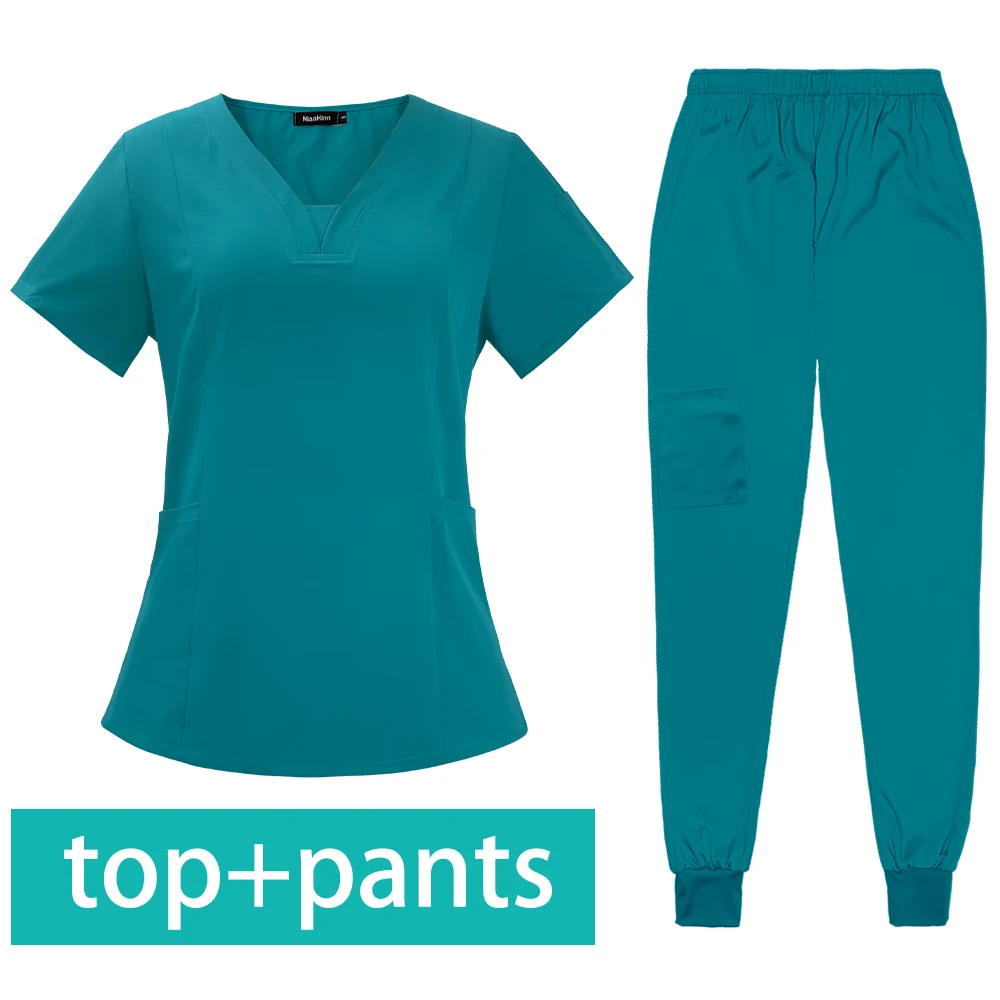 Jogger Sports Suit High Quality Solid Color Women's New Medical Operating Room Medical Uniform Scrubs Doctor Nurse Suit Unisex medical uniform