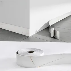Waterproof and Stain - Resistant Self - Adhesive Marble Skirting Board Wallpaper Sticker - 10cmx5m (1)