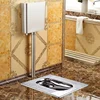#Silver Household Toilet Set Anti-Blocking Toilet Water-Saving Box Set Potty Chair Squatting Toilet Urinal 2