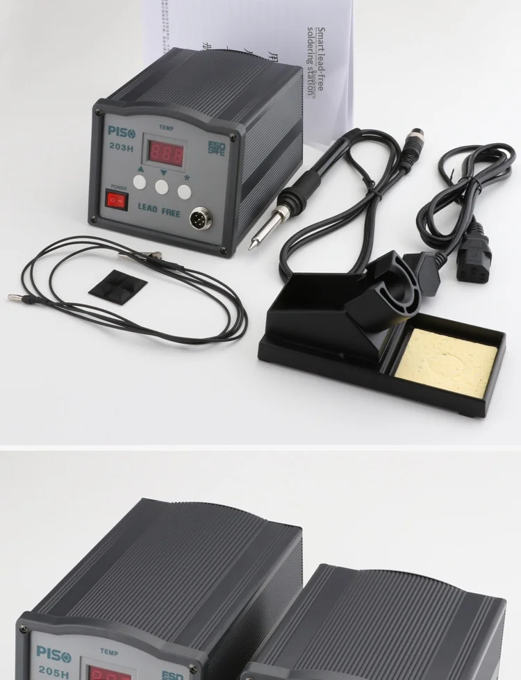 JH 205H 150W High Frequency Soldering Station 100-600℃ Digital Control Anti-stat