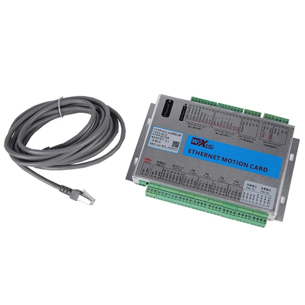

XHC Ethernet Mach3 breakout board 3 4 6 axis motion control card resume 2MHz support windows 7 10 for cnc enrgaver Lathe machine