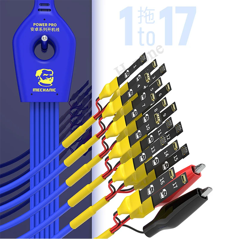 

MECHANIC 17 in1 mobile phone repair power cord for Android series precision power cord with thick copper core durable Power pro