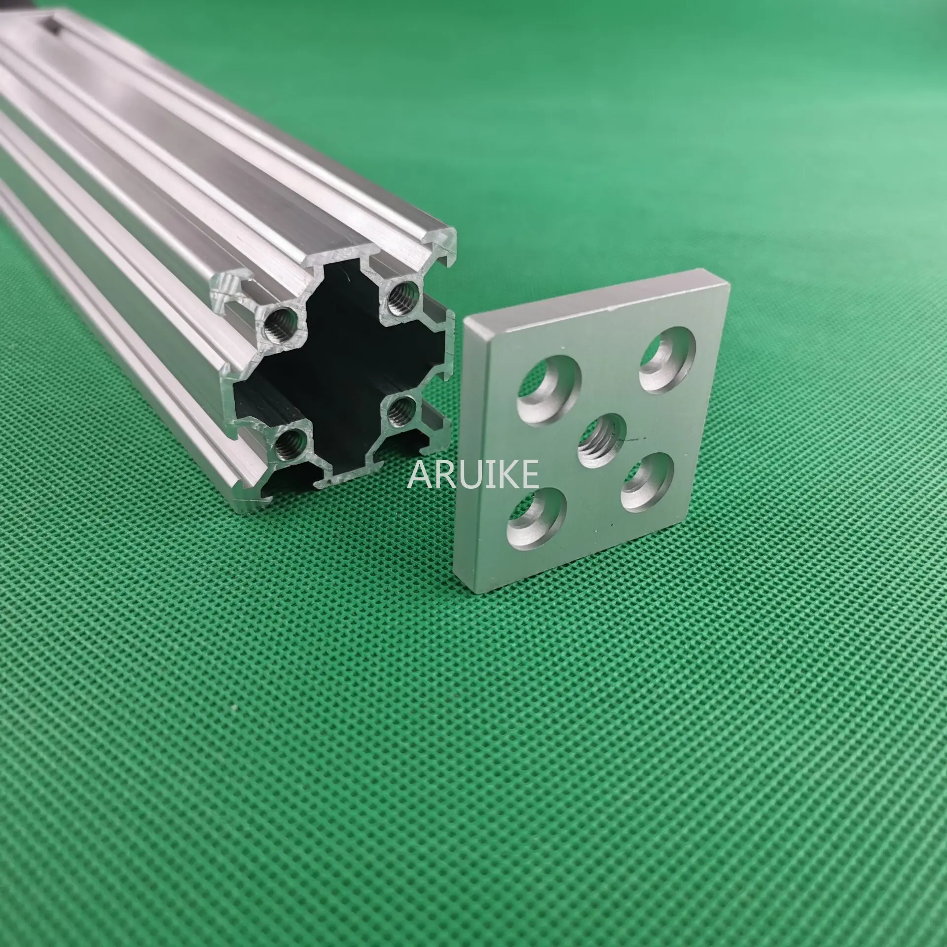 2040 End Face Connection Plate Block Double Slot 4040 Foot Cup Holder Caster Adjustment Support Bottom