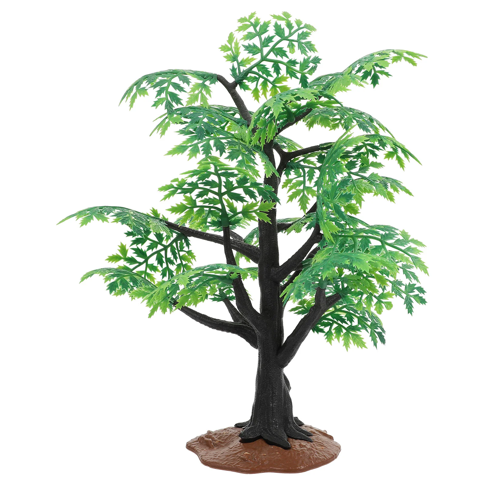 

Maple Model Tree Shaped Garden Scene Layout Decor Indoor DIY Plastic Gardening Ornament Small Fake Office