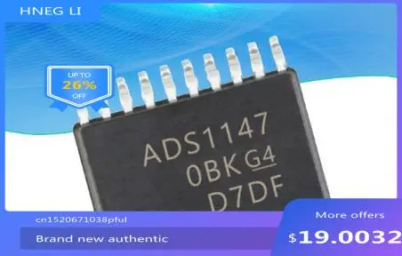 

100% NEW Free shipping ADS1147IPW ADS1147IPWR ADS1147 TSSOP20
