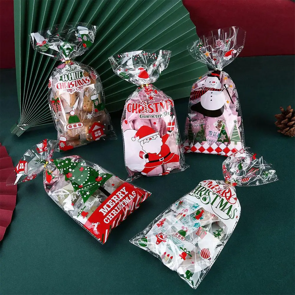 

Christmas Gift Packaging Bag New Year Merry Christmas Santa Claus Stickers For Windows Scrapbooking Snowboard Decor Packagi M4W8