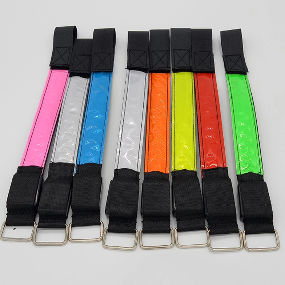 조명 안전 완장 충전식 Led 완장 색상 변경 야외 스포츠 달리기 안전 글로우 밴드