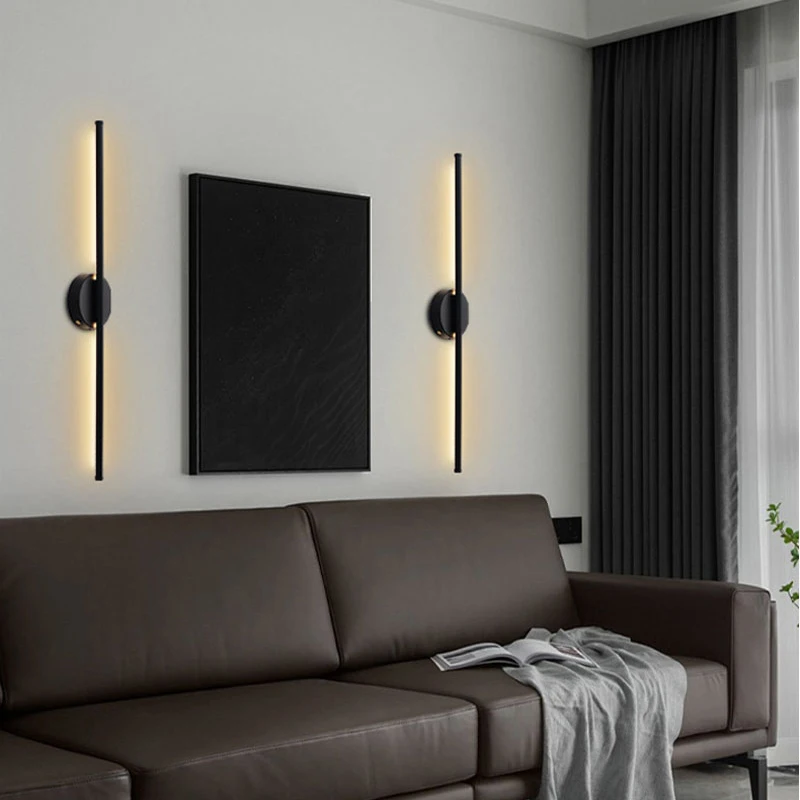 Nordic Wireless Touch Switch Dimmable LED Wall Lights Decor for Corridor Stairs Rechargeable Battery LED Wall Lamps Sconce
