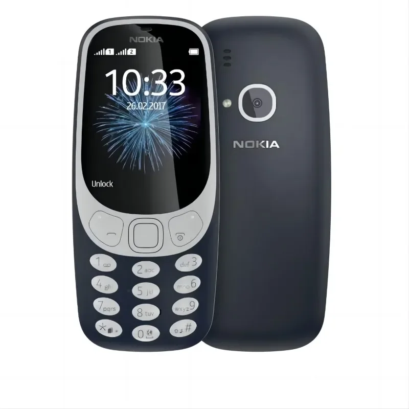 N0kia 3310  dual-mode elderly mobile phone button student network function backup phone free lifetime warranty