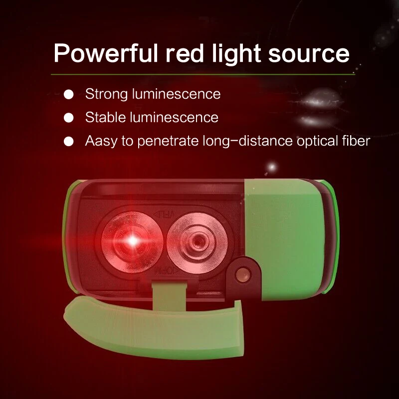NEW High Precision 4in1 Li-Lion Battery Optical Power Meter Visual Fault Locator Network Cable Test Fiber Tester VFL