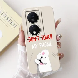 Cute Cartoon Astronaut Square Silicone Soft Case with Camera Lens Protection for Honor X7b (Case-c01)