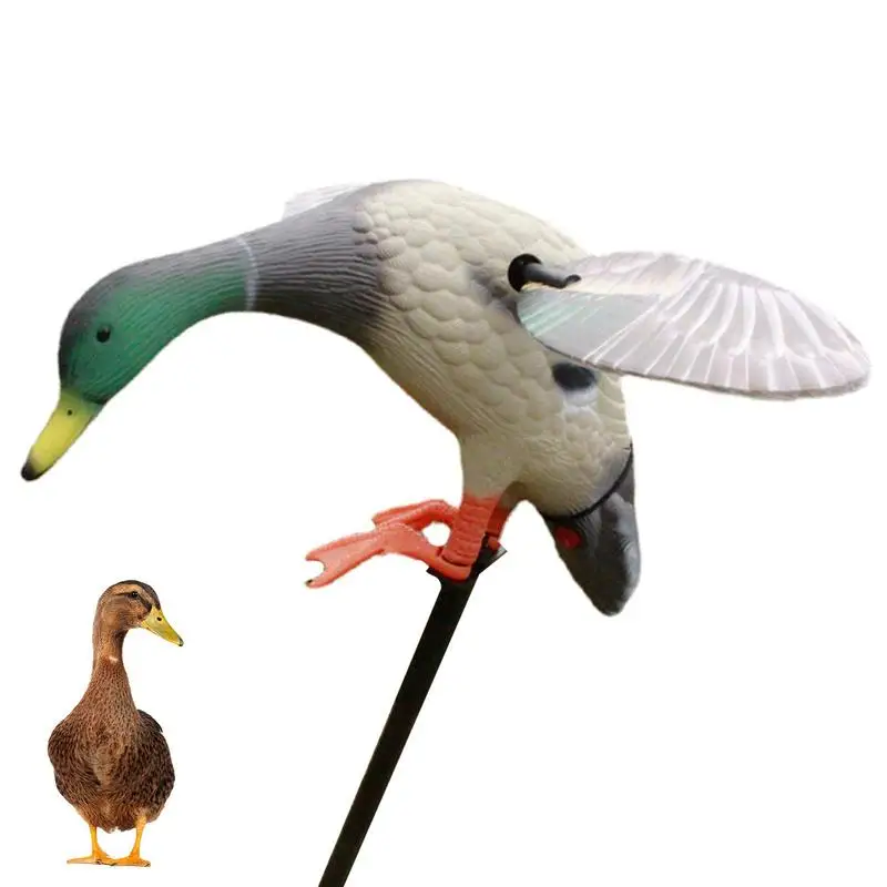 

Decoy Mallard Ducks Spinning Wing Motion Duck Decoy Remote Controller Electric Duck Decoy Battery Powered For Quick Duck Hunting