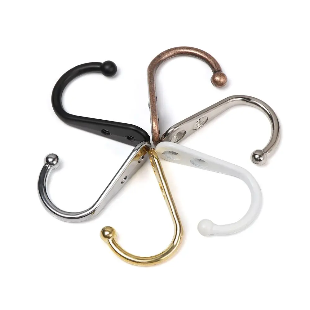 Description Picture 6 of item5PCS Vintage Bronze Wall Hook Cloth Hook Single Prong Hooks Hangers Coat Bag Hat Hooks Home Save Room Organizer