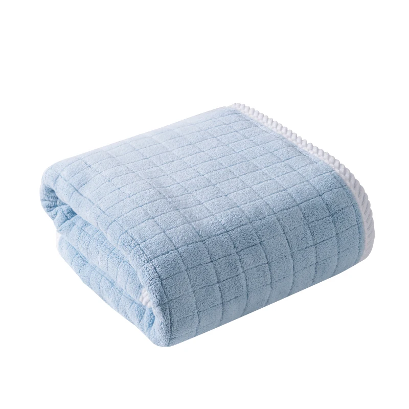Square Spiral Bath Towel Solid Color Quick-Drying Water-Absorbing Soft Towel for Dry Hair, Household, and Daily Use Beach towels & mats Practical Beach Essentials