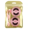 Wholesale Lashes 4/20/100pcs Fluffy 3d Mink Lashes Natural Makeup False Lashes Flase Eyelashes Lot with Cosmetic Brushes tweezer 4