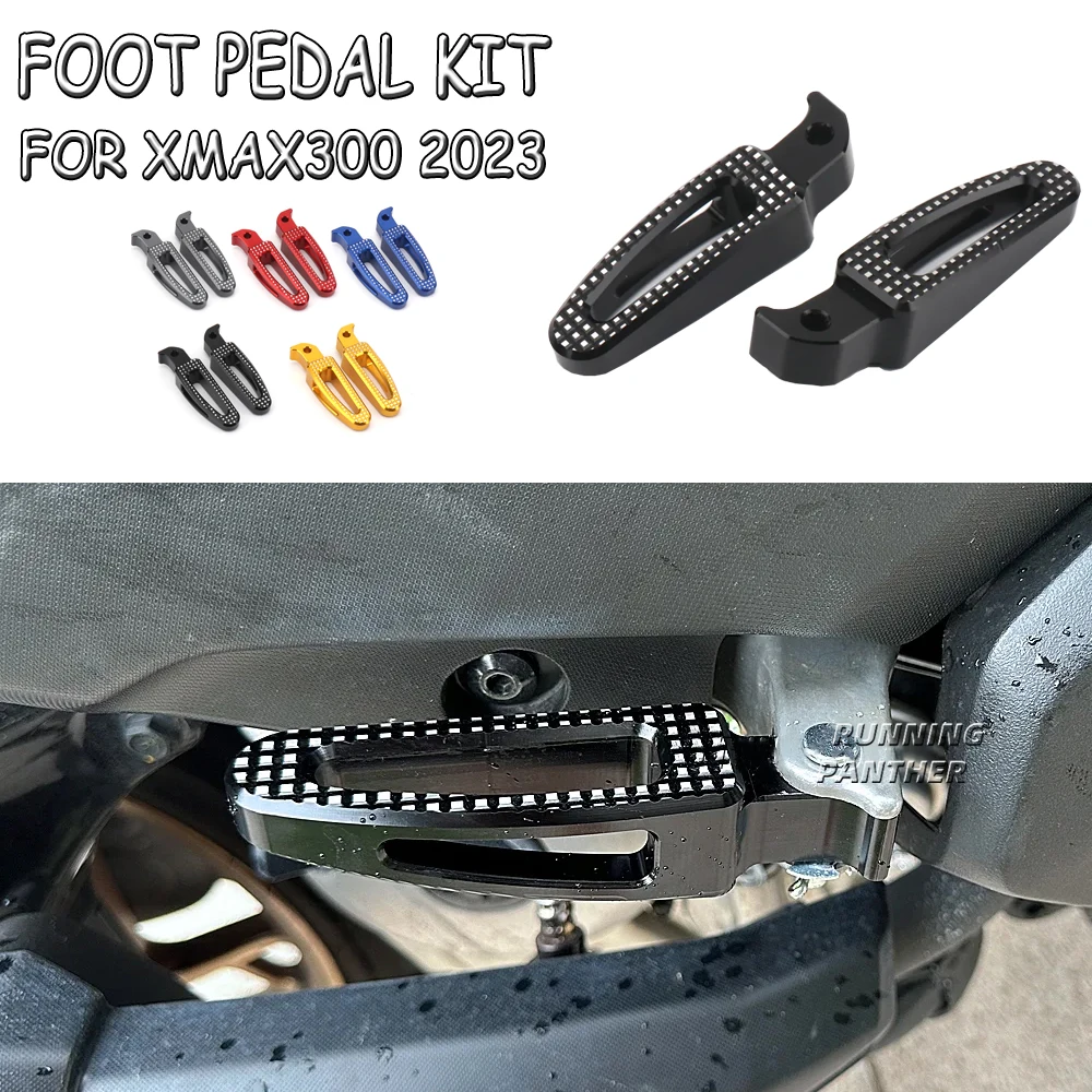 

Мотоциклетные фонари, пассажирские Footpegs, поддержка удлинительного комплекта для Yamaha 5 видов цветов XMAX300 XMAX 300 2023 2024