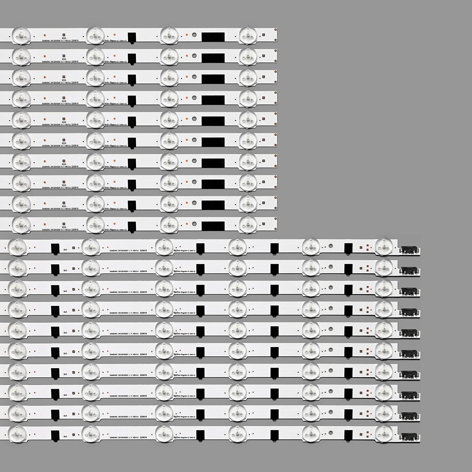 20pcs LED Ʈ 11 + 7  Ｚ 2013SVS55F L + R D2GE_550SCA-R3 D2GE_550SCB-R3 UA55F6400 UA55F6800 UA55F6300 UN55F6350