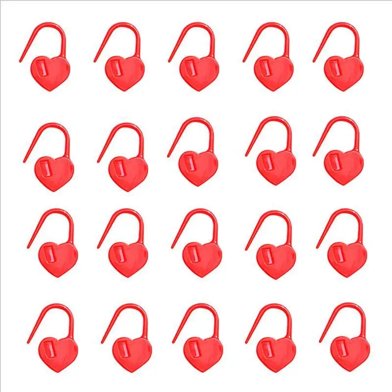 20/50 Pack Knitting Tools Small Buckle Plastic Buckle Pin Marker Buckle Marker Pin Anti-Unlock Buckle Sweater Counter Mark tool chest workbench Tool Storage Items