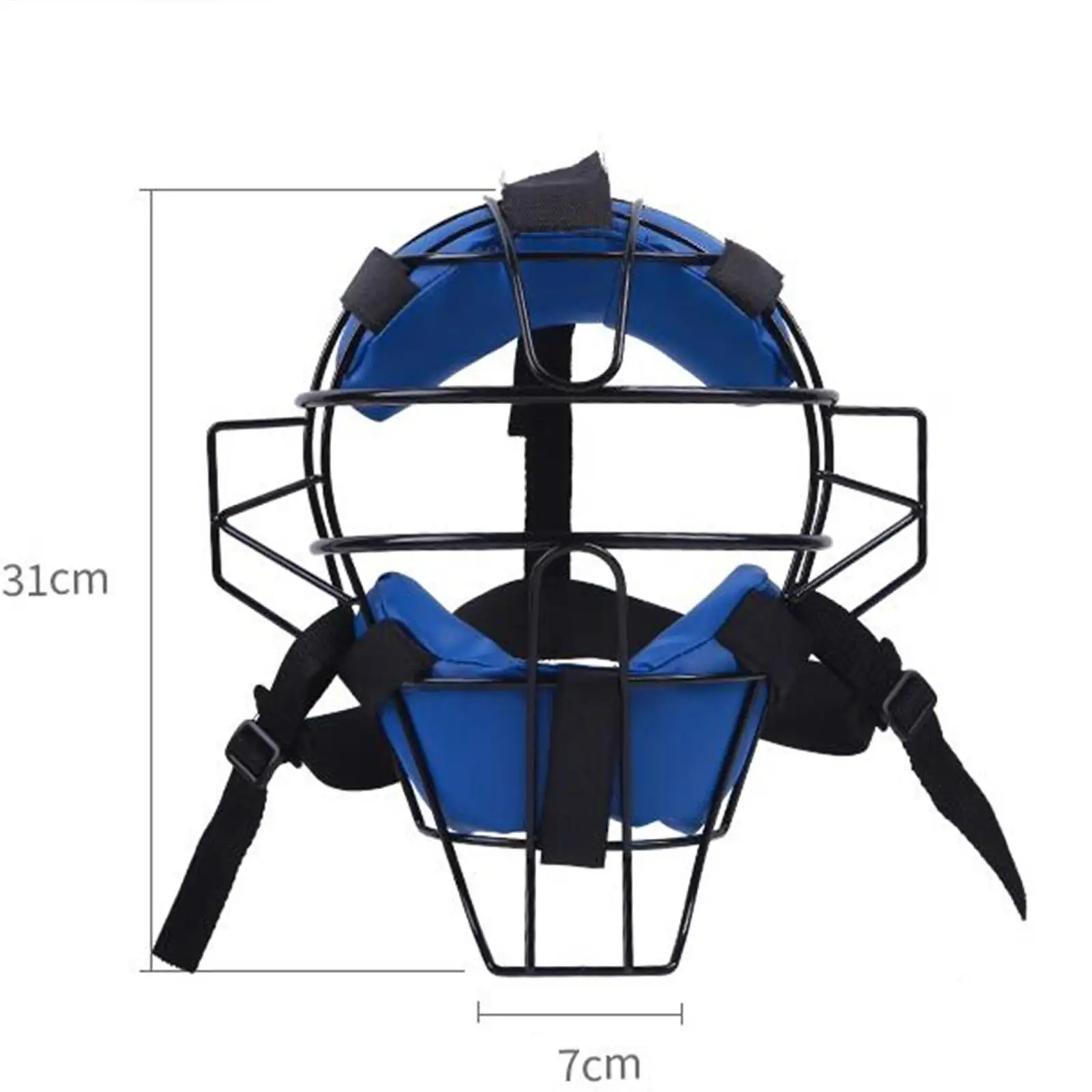 Baseball Face Guard Lightweight Batting Helmet Face Cover for Sport Softball 18x17.5cm for Kids Black