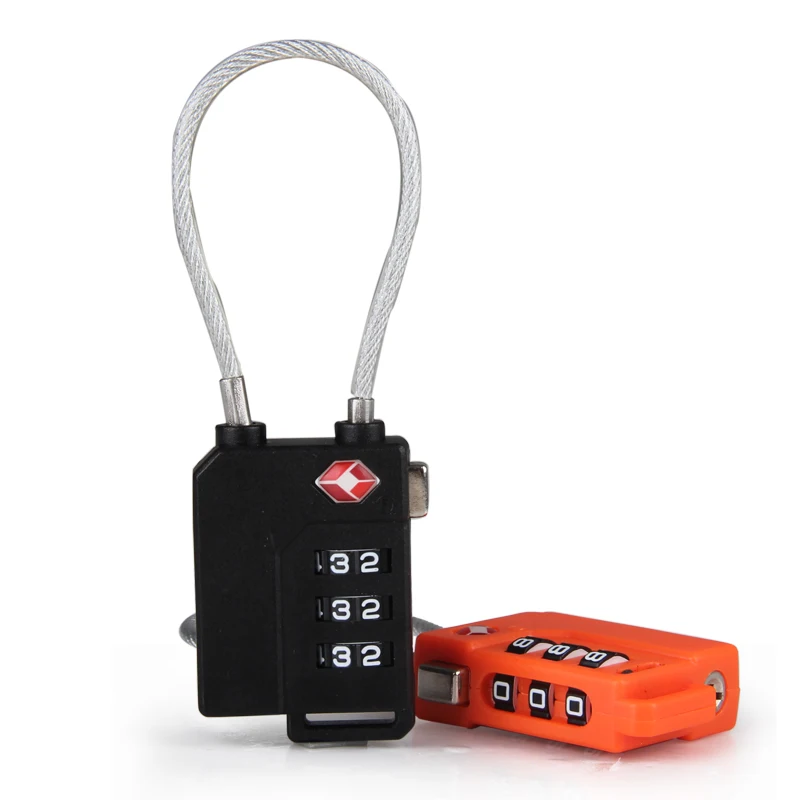 Travel Smart combination locks 3-digit Combination Zinc Alloy For Suitcase Luggage Bag Suit 4mm