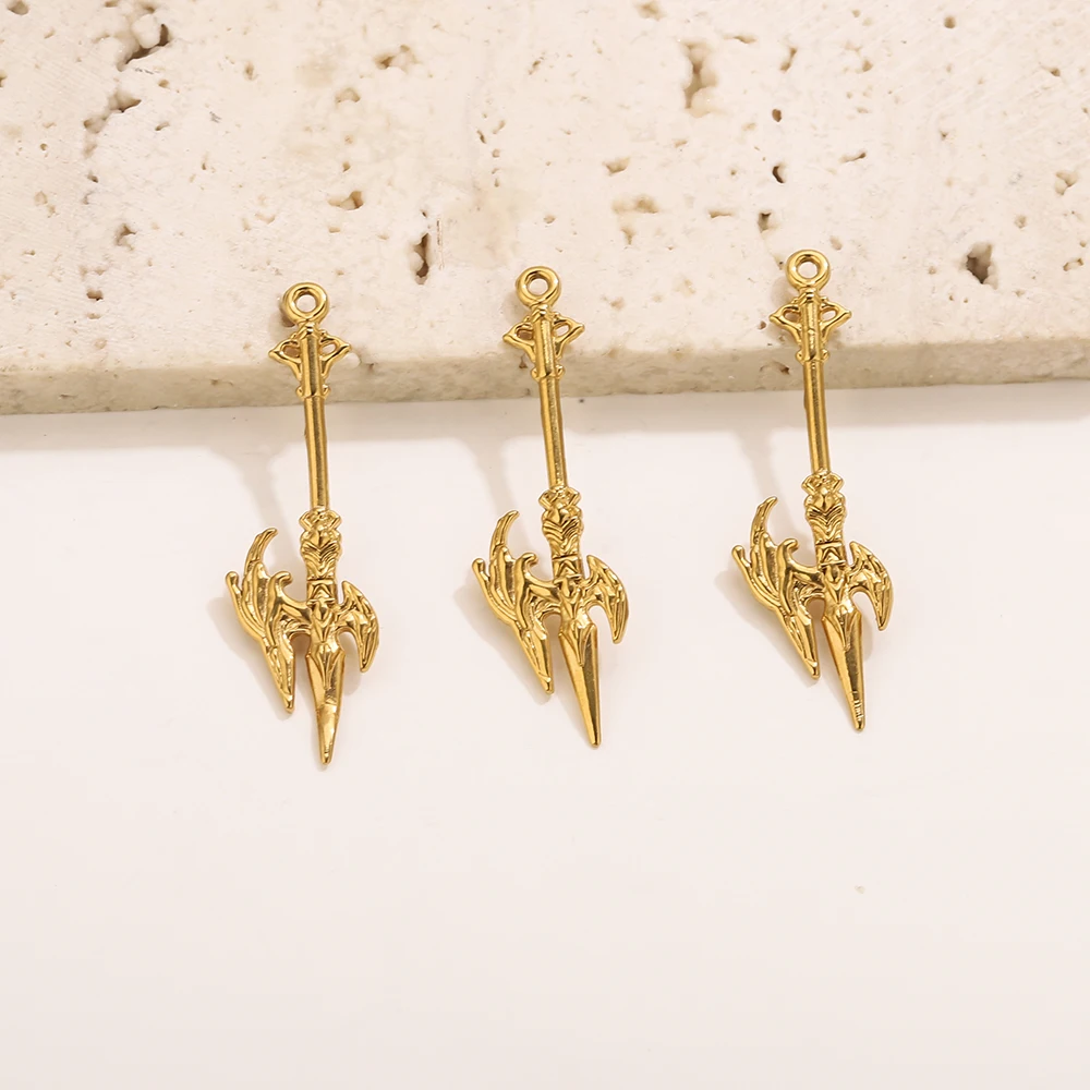 Set de 3 Dijes de Miniespadas y Cuchillos (Acero Inoxidable) S56622ddac54745fd9283d02a8ae14324K
