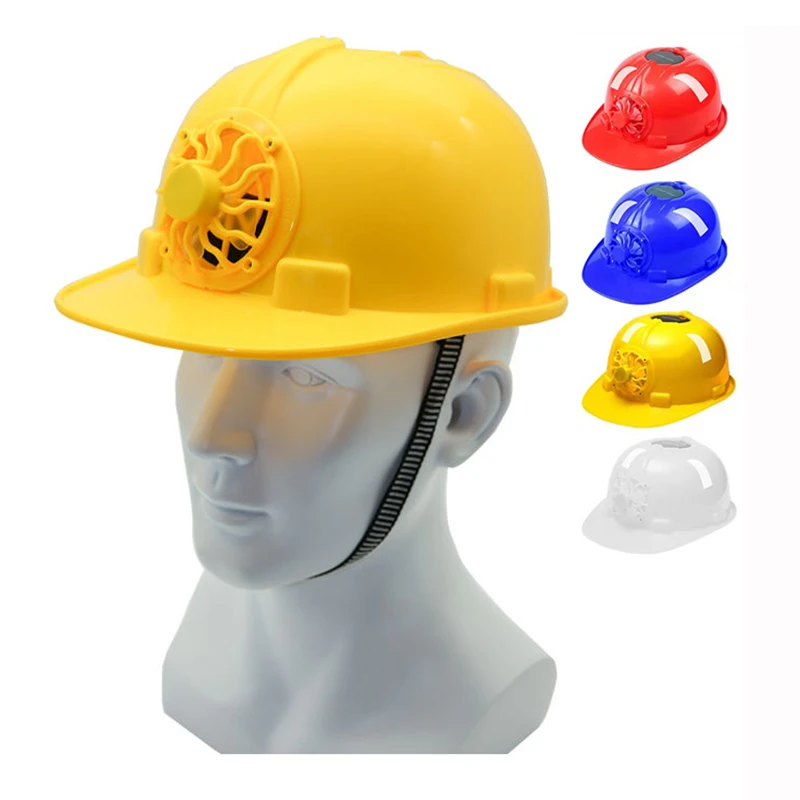 Safety Helmet Hard Hat Multi Purpose Solar Fan Helmet with Construction