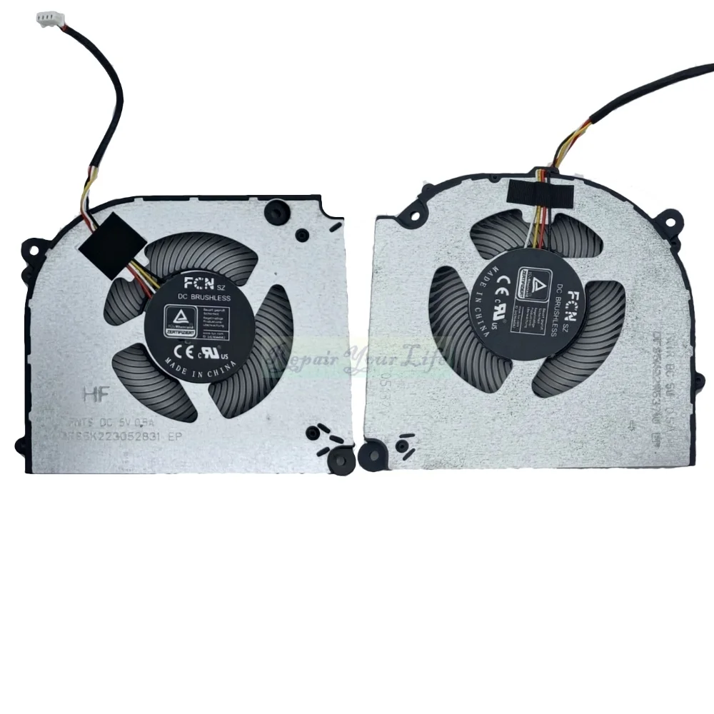 

Laptop Cooling Fan for MACHENIKE MKNP71HP F117-7B MKNP55HP F117-7Plus L17 Gen 11 CPU GPU Notebook PC Cooler Fan Radiator