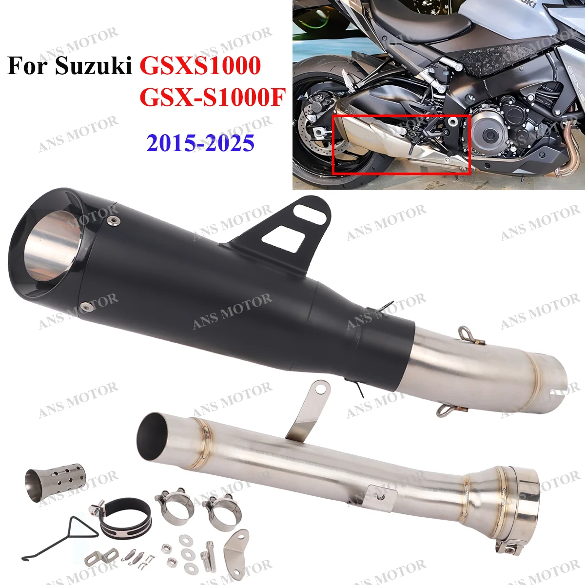 Piastra Allargatrice Per Cavalletto Laterale Moto – In Alluminio CNC Per Suzuki GSXS1000, Katana, V-Strom 1050 XT – Colore Oro – Vite Speciale Inclusa