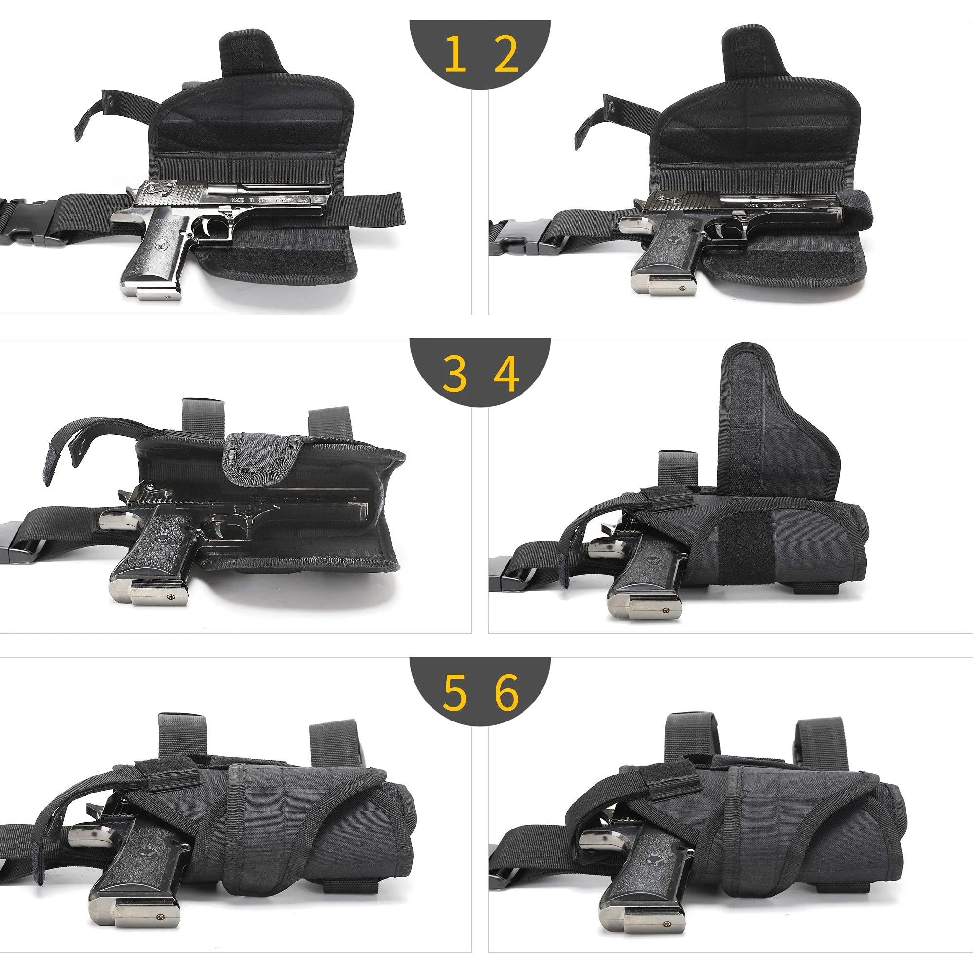 Adjustable Thigh Gun Holster for Men and Women