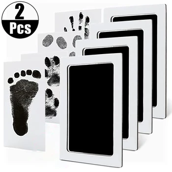 Baby Care Non tossico Baby Handprint Footprint Imprint Kit Baby Souvenirs Casting Infant Footprint Ink Pad neonati Clay Toy Gifts