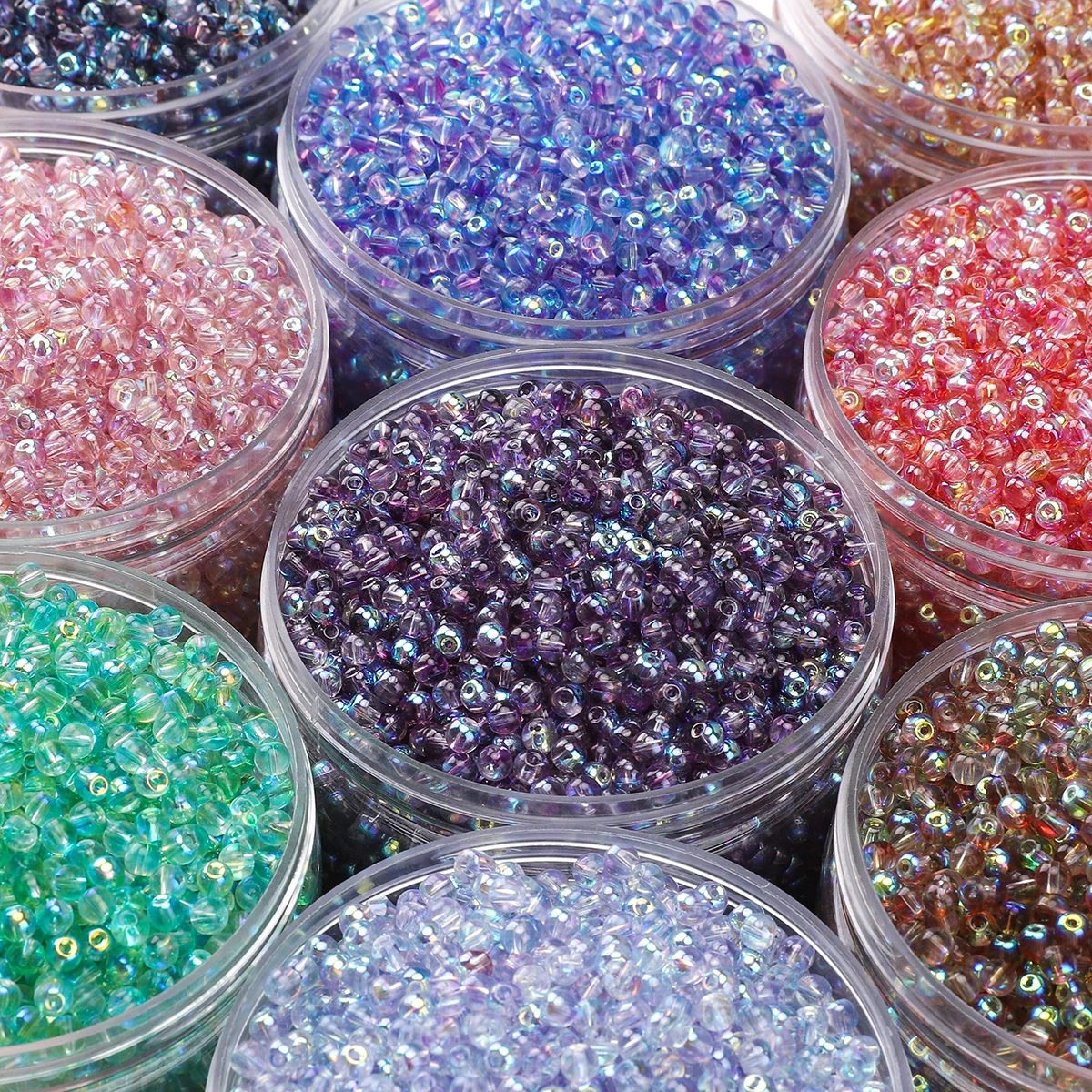 4mm 90-180Pcs/Bag Domestic Super Excellent Glass Rice Beads - Main Image