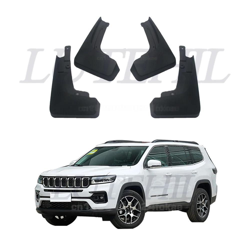 LUTEHIL Mudflaps For Jeep Grand Commander 2018-2022 2019 2020 2021 스플래시 가드 머드 가드 머드 플랩 펜더 자동차 액세서리