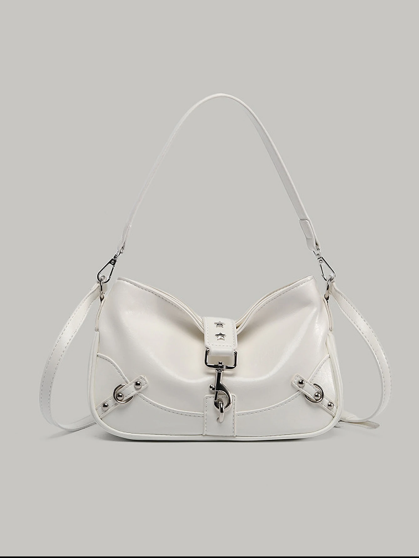 حقيبة كتف أنيقة وعصرية على طراز الفتيات، تتميز بتص...