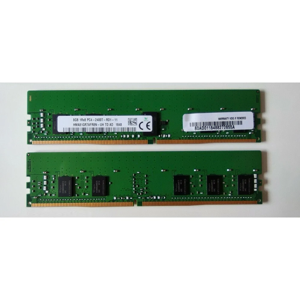1PCS RAM 8GB 1RX8 PC4-2400T-RD1-11 HMA81GR7AFR8N-UH Server Memory High Quality