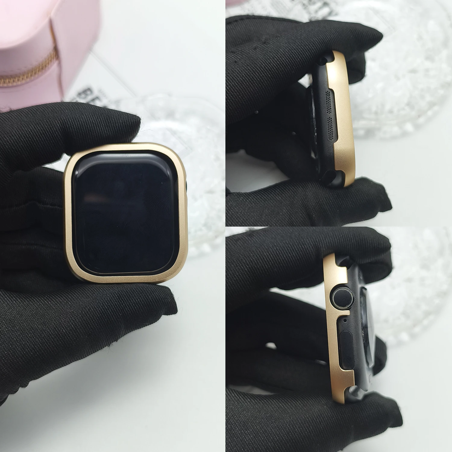 Hohlgehäuse aus Aluminiumlegierung für Apple Watch 49 46 45 44 42 41 40 38 mm Schutzhülle für iwatch S11 S10 Ultra S9 S8 SE S7-1 – Detail 3
