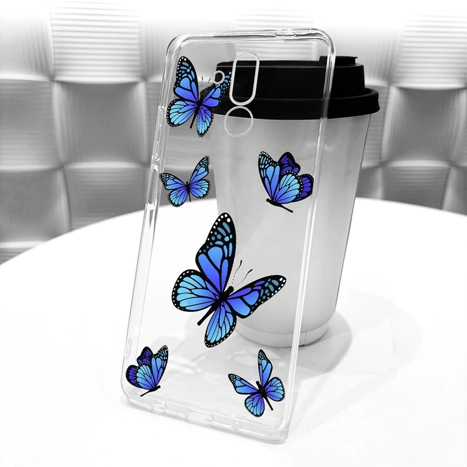 Luxury Floral Butterfly Design Soft Slim Phone Case Cover