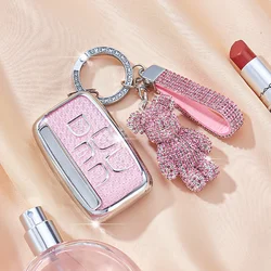 Elegant Women's Car Key Case - Luxury Design Key Cover (A3)