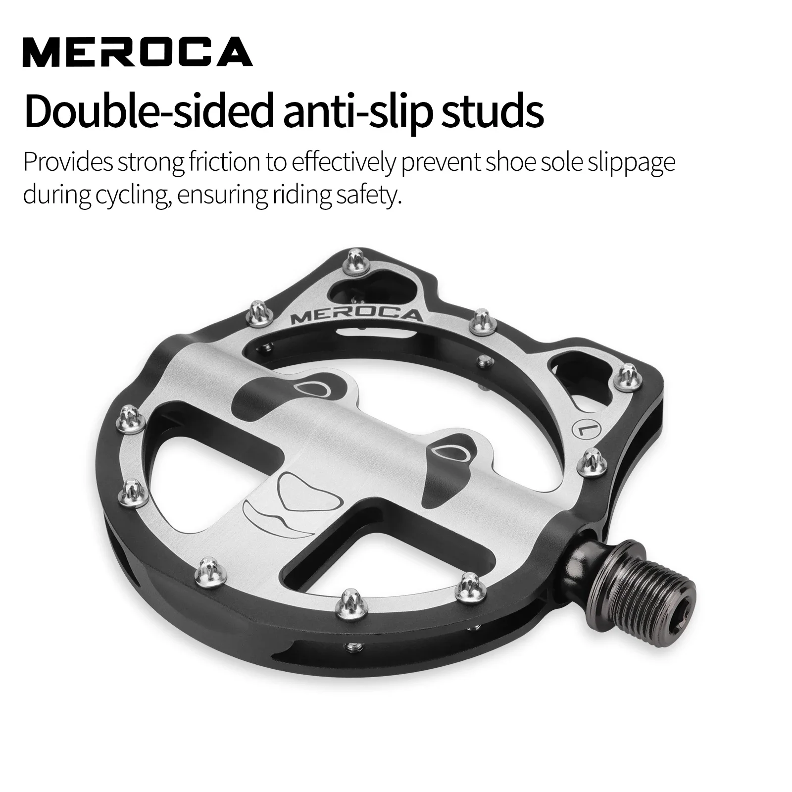 GOLDIX Bicycle Pedal Cartoon Panda Shape 3 Bearing Aluminum Alloy Folding Bike Pedal Non-Slip Mtb Road Bicycle Pedal