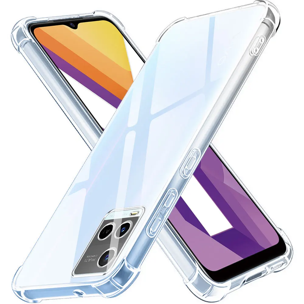 Shockproof Clear Soft Silicone Phone Case - Durable Protective Cover