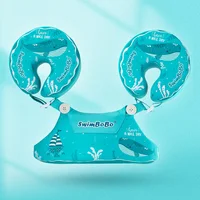 Non-Inflatable Baby Swimming Ring Kids One-Piece Sleeves Arm Rings Tube For Summer Swimming Armbands Circle Floating Trainer 2