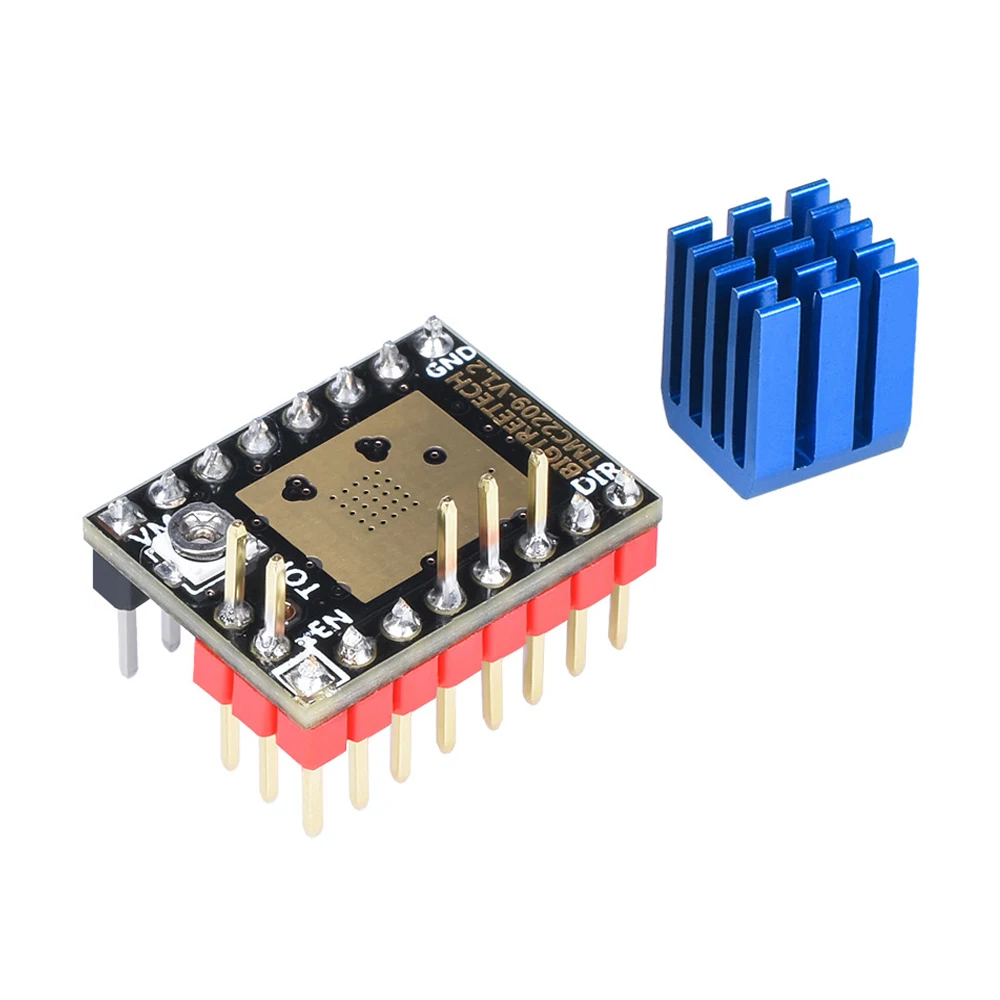 

TMC2209 V1.2 Stepper Motor Driver DC 4.75-28V 2A 3D Printer Parts For BTT SKR V1.4 SKR Mini E3 SKR 2 Ender3 V2 Voron 2.4 Durable